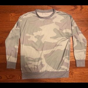 Camo Crewneck Tunic